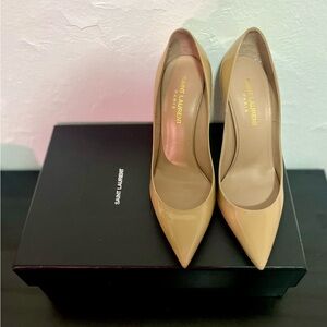 SAINT LAURENT NUDE ZOE PUMPS